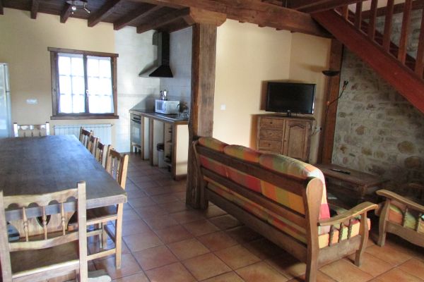 Comedor y cocina de un apartamento