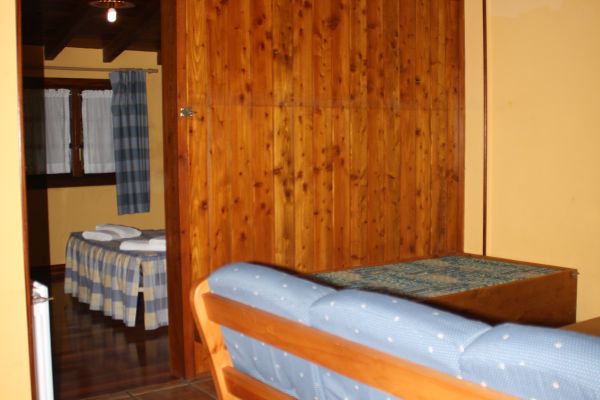 Habitación doble, con su zona de estar